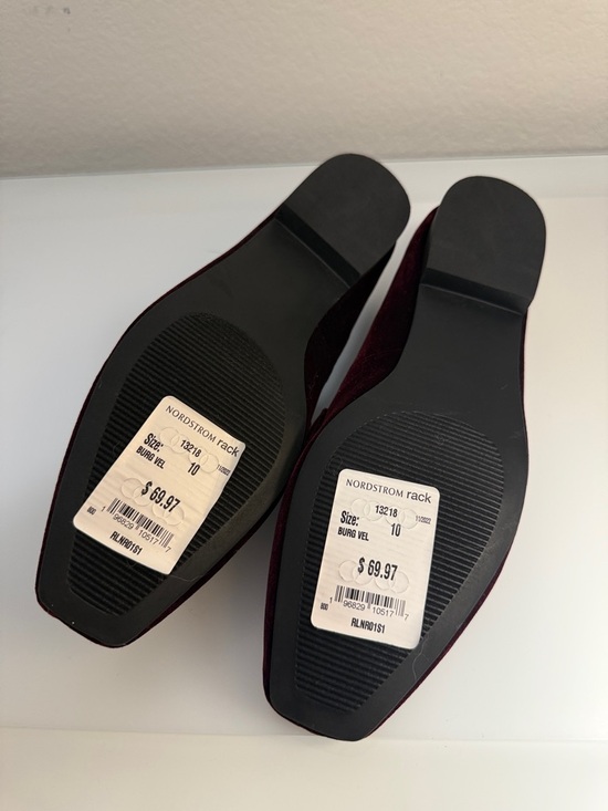 Steve Madden Men's Deep Burgundy Velvet Loafers - Picture 2 of 7